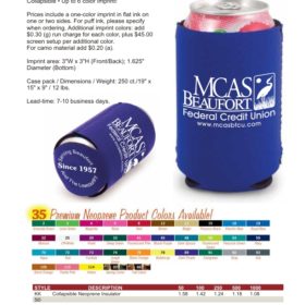 Koozies Promotional Products - Spectrum Graphic Arts Center - Beaufort SC