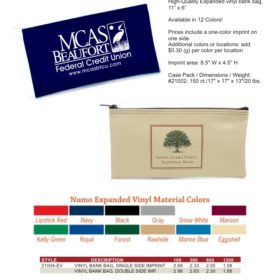 Bank Bags Promotional Products - Spectrum Graphic Arts Center - Beaufort SC